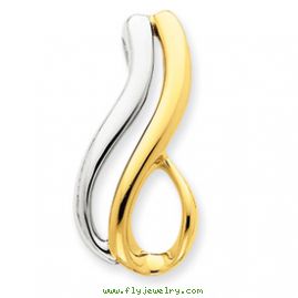 14k Two-Tone Fits up to 4mm Regular & 6mm Fancy/Reversible Fancy Omega Slid