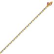 14K Two-Tone Gold 2.5mm Fancy Link Bracelet