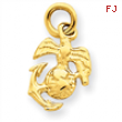 14k U. S. Marine Corps Charm