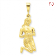 14k Virgo Zodiac Charm