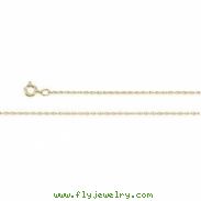 14K White 16 INCH LASERED TITAN GOLD ROPE CHAIN Lasered Titan Gold Rope Chain