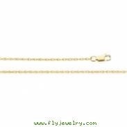 14K White 16 INCH LASERED TITAN GOLD ROPE CHAIN Lasered Titan Gold Rope Chain