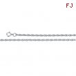 14K White 16 INCH Rope Chain