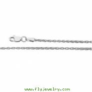 14K White 16.00 INCH WHEAT CHAIN Wheat Chain