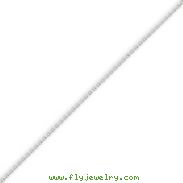 14K White Gold 0.8mm Cable Chain