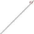 14K White Gold 1.1mm Box Chain