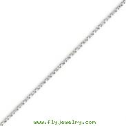 14K White Gold 1.2mm Twisted Box Chain