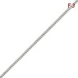 14K White Gold 1.3mm Franco Chain