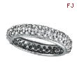 14K White Gold 1.57ct Diamond Band Eternity Ring