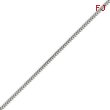 14K White Gold 1.5mm Franco Chain