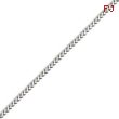 14K White Gold 2.0mm Franco Bracelet