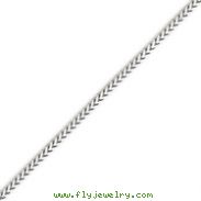 14K White Gold 2.0mm Franco Bracelet