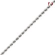 14K White Gold 2.5mm Handmade Regular Bracelet