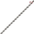 14K White Gold 3.25mm Handmade Regular Chain