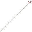 14K White Gold 3.5mm Fancy Link Bracelet