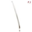 14K White Gold 3mm Polished Square Tube Bangle