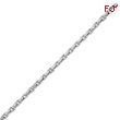 14K White Gold 4.25mm Fancy Link Bracelet