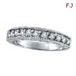 14K White Gold .45ct Diamond Ring Band