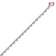 14K White Gold 4.5mm Fancy Link Bracelet