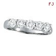 14K White Gold 5-Stone 1.0ct Diamond Ring