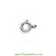 14K White Gold 5.0mm Spring Ring Finding