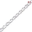 14K White Gold 9mm Anchor Link Bracelet