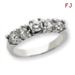 14k White Gold A Diamond engagement ring