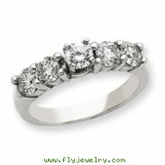 14k White Gold A Diamond engagement ring