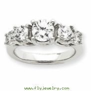 14k White Gold AA Diamond anniversary band