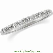 14K White Gold Anniversary Band