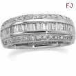 14K White Gold Bridal Anniversary Band