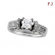 14K White Gold Bridal Enhancer  Diamond quality A4 (SISI2 clarity G-I color)