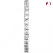 14K White Gold Bridal Eternity Band