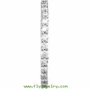 14K White Gold Bridal Eternity Band