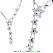 14K White Gold Designer .64ct Diamond Necklace SI1-SI2 G-H