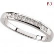 14K White Gold Diamond Anniversary Band