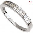 14K White Gold Diamond Anniversary Band