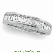 14K White Gold Diamond Anniversary Band