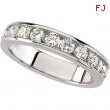 14K White Gold Diamond Anniversary Band