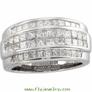 14K White Gold Diamond Ring