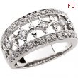 14K White Gold Diamond Ring