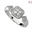 14K White Gold Diamond Ring