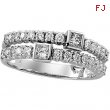 14K White Gold Diamond Ring