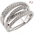 14K White Gold Diamond Ring