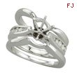 14K White Gold Diamond Ring