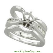 14K White Gold Diamond Ring