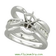 14K White Gold Diamond Ring