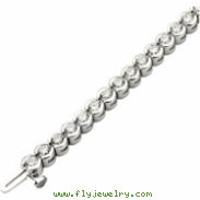 14K White Gold Diamond Tennis Bracelet