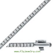 14K White Gold Diamond Tennis Bracelet