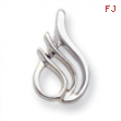 14k White Gold Fits up to 2.5mm on Both Fancy/Regular/Reversible Fancy Omeg